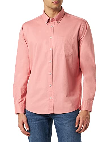 Seidensticker Men's Regular Fit Langarm Hemd Shirt, Rosa, L von Seidensticker