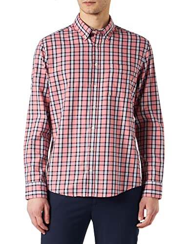 Seidensticker Men's Regular Fit Langarm Hemd Shirt, Rosa, L von Seidensticker