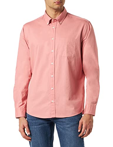 Seidensticker Men's Regular Fit Langarm Hemd Shirt, Rosa, XL von Seidensticker