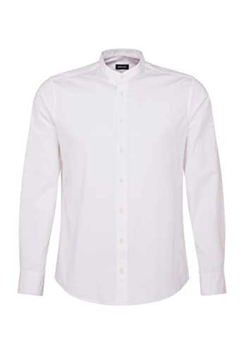 Seidensticker Men's Regular Fit Langarm Hemd Shirt, Weiß, L von Seidensticker