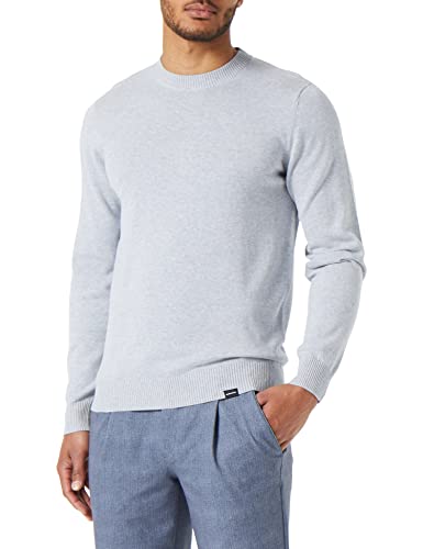 Seidensticker Men's Regular Fit Langarm Pullover Sweater, Grau, L von Seidensticker