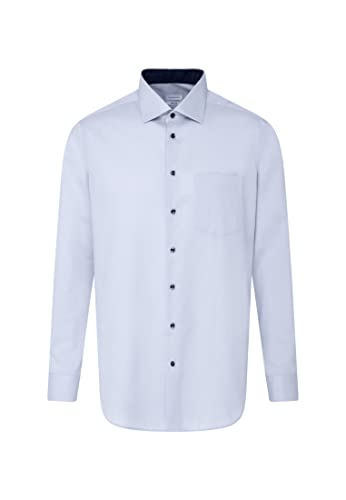 Seidensticker Herren Mens Regular Patch Longsleeve Shirt, Hellblau(193690), 45 EU von Seidensticker