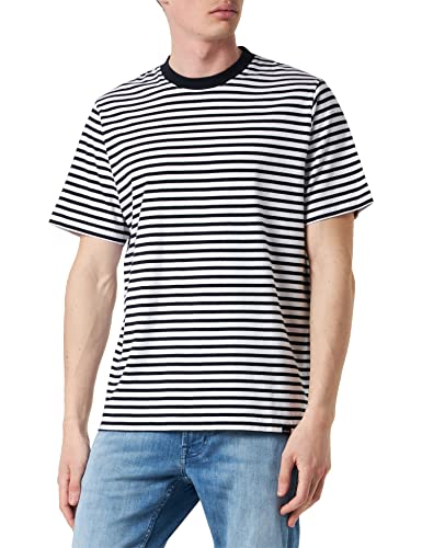 Seidensticker Men's Rundhals Regular Fit T-Shirt, Weiß, XL von Seidensticker