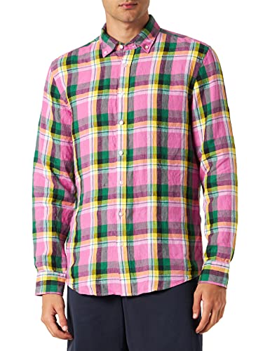 Seidensticker Men's Slim Fit Langarm Kragen Hemd Shirt, Rosa, 41 von Seidensticker