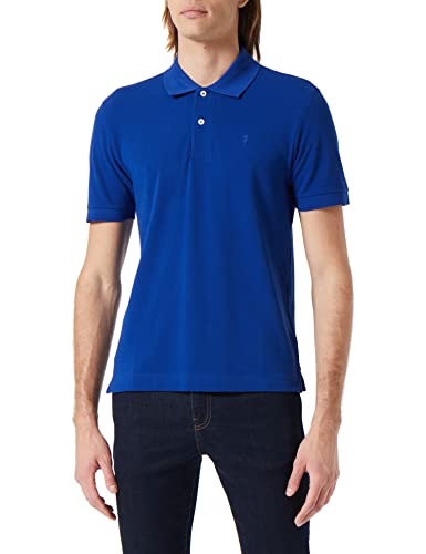 Seidensticker Men's Slim Fit-Poloshirt Kurzarm Polo Shirt, Blau, XXL von Seidensticker