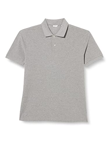 Seidensticker Men's Slim Fit Poloshirt Kurzarm Polo Shirt, Grau, S von Seidensticker