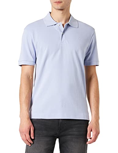 Seidensticker Men's Slim Fit Poloshirt Kurzarm Polo Shirt, Hellblau, M von Seidensticker