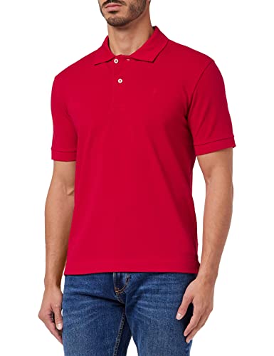 Seidensticker Men's Slim Fit Poloshirt Kurzarm Polo Shirt, Rot, M von Seidensticker