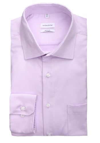 Seidensticker Herren Business-Hemd - Regular Fit - Bügelfrei - Kent Kragen - Langarm - 100% Baumwolle von Seidensticker