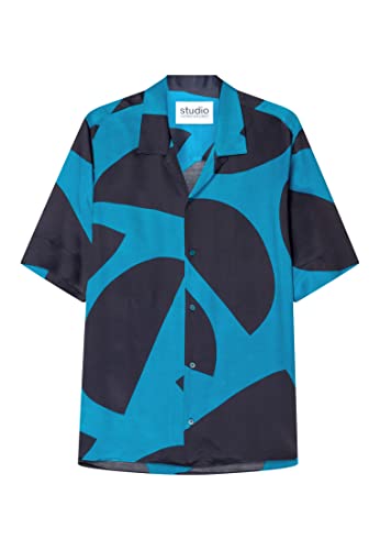 Seidensticker Studio Unisex Regular Fit Langarm Hemd, Türkis, L von Seidensticker