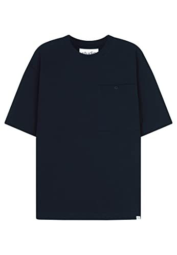 Seidensticker Studio Unisex Rundhals Oversized T-Shirt, Dunkelblau, XXL Seidensticker Studio Unisex Rundhals Oversized T-Shirt, Dunkelblau, XXL von Seidensticker