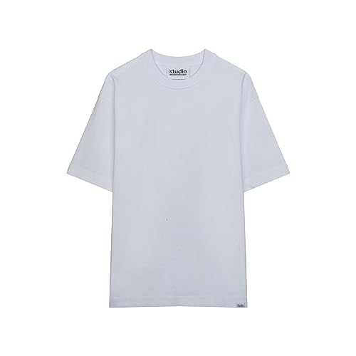 Seidensticker Unisex Studio T-Shirt, Weiß, XL EU Seidensticker Unisex Studio T-Shirt, Weiß, XL EU von Seidensticker