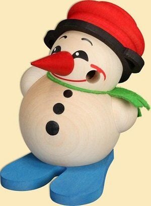 Seiffener Volkskunst eG Cool-Man Kugelräuchermännchen klein 9 cm -verschiedene Modelle zur Wahl von Seiffener Volkskunst eG