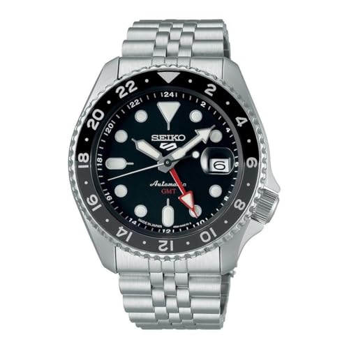 Seiko 5 Sports Herrenuhr Automatik GMT Stahl/Schwarz SSK001K1 von Seiko