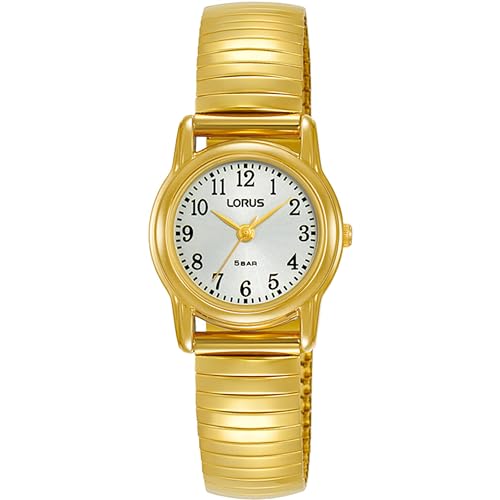 Lorus Damen-Uhr Quarz Goldauflage mit Metallband RRX34HX9 von Lorus