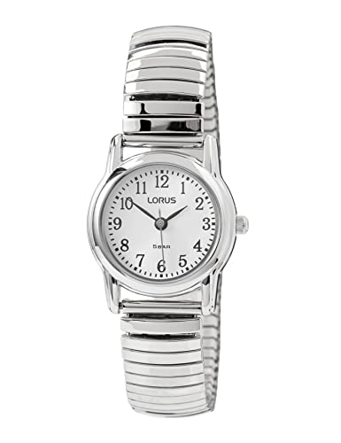 Lorus Damen-Uhr Quarz Palladiumauflage mit Metallband RRX33HX9 von Lorus