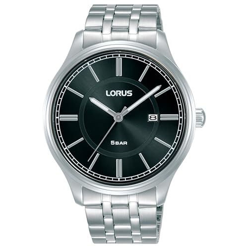 Lorus Herren-Uhr Quarz Edelstahl mit Metallband RH947PX9 von Seiko