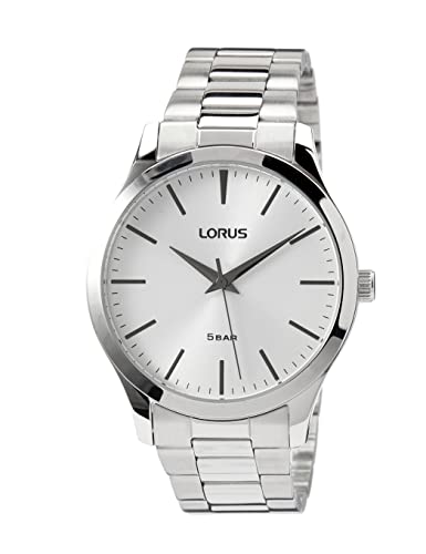 Lorus Herren-Uhr Quarz Edelstahl mit Metallband RRX67HX9 von Seiko