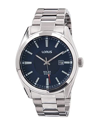 Lorus Herren-Uhr Solar Edelstahl mit Metallband RX329AX9 von Seiko