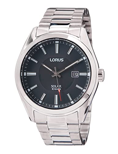 Lorus Herren-Uhr Solar Edelstahl mit Metallband RX333AX9 von Lorus