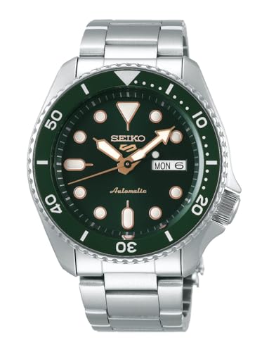 Seiko 5 Sports Herren-Uhr Edelstahl mit Metallband SRPD63K1 von Seiko