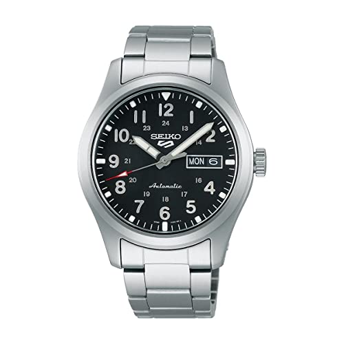 Seiko Herren Analog Automatik Uhr mit Edelstahl Armband SRPG27K1 von Seiko