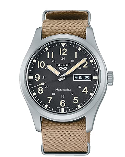 Seiko Herren Analog Automatik Uhr mit Nylon Armband SRPG35K1 von Seiko