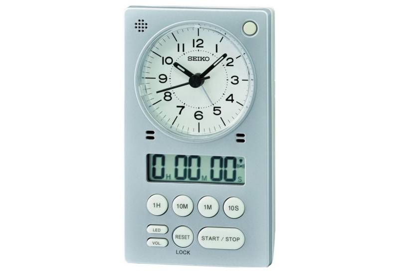 Seiko Automatikuhr Kunststoff silber - Seiko Modell: QHE190S von Seiko