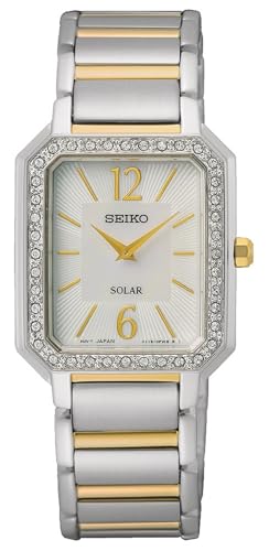 Seiko Damen Analog Quarz Uhr mit Edelstahl Armband SUP466P1 von Seiko