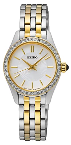 Seiko Damen Analog Quarz Uhr mit Edelstahl Armband SUR540P1 von Seiko