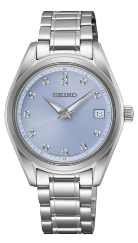 Seiko Damen Analog Quarz Uhr mit Edelstahl Armband SUR581P1 von Seiko