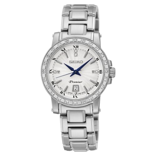Seiko Damen Analog Quarz Uhr mit Edelstahl Armband SXDG57P1 von Seiko