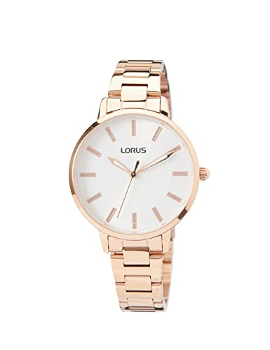 Lorus Damen-Uhr Quarz Goldauflage mit Metallband RG220VX9 von Seiko