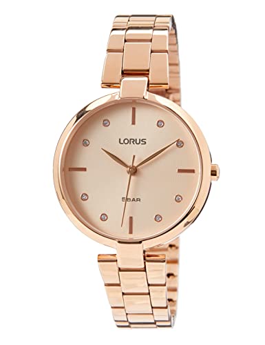 Lorus Damen-Uhr Quarz Goldauflage mit Metallband RG240VX9 von Seiko