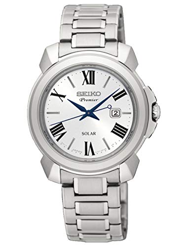 Seiko Damen Analog Solar Uhr mit Edelstahl Armband SUT321P1 von Seiko