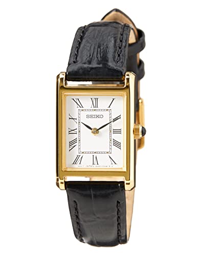 Seiko Damen-Uhr Quarz Edelstahl mit Lederband SWR054P1 von Seiko