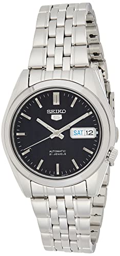 Seiko Herren Analog Automatik Uhr mit Edelstahl Armband SNK357K1 von Seiko