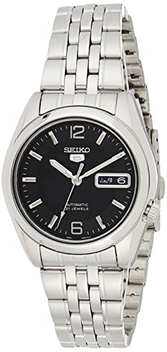 Seiko Herren Analog Automatik Uhr mit Edelstahl Armband SNK393K1 von Seiko