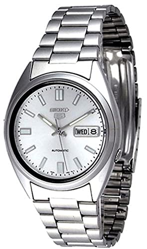 Seiko Herren Analog Automatik Uhr mit Edelstahl Armband SNXS73K1 von Seiko