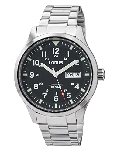 Lorus Herren-Uhr Automatik Edelstahl mit Metallband RL403BX9 von Seiko