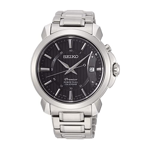 SEIKO Herren Analog Quarz Uhr mit Edelstahl Armband SNQ159P1 von Seiko