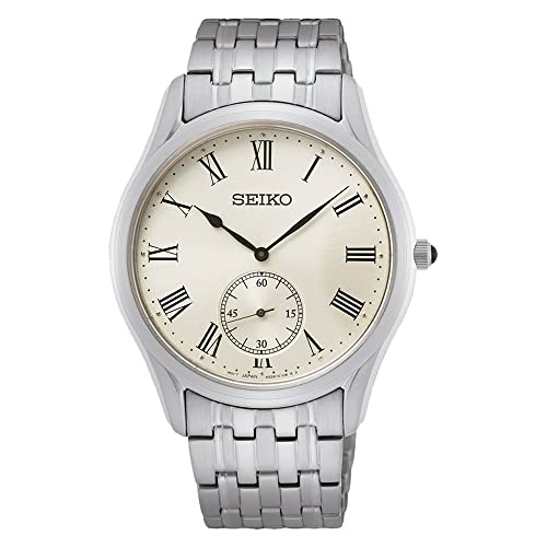 Seiko Herren Analog Quarz Uhr mit Edelstahl Armband SRK047P1 von Seiko