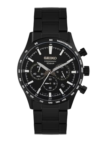 Seiko Herren-Uhr Chronograph mit Edelstahlband SSB415P1 von Seiko