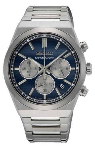 Seiko Herren-Uhr Chronograph mit Edelstahlband SSB453P1 von Seiko