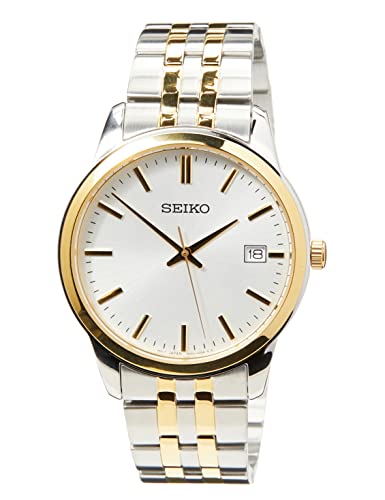 Seiko Herren-Uhr Quarz Edelstahl mit Edelstahlband SUR402P1 von Seiko