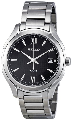 Seiko Herren-Armbanduhr XL Analog Quarz Edelstahl SGEF69P1 von Seiko