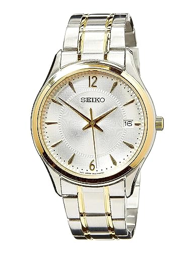 Seiko Herren-Uhr Quarz Edelstahl mit Edelstahlband SUR468P1 von Seiko