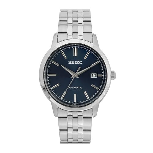 Seiko Herren Analog Automatik Uhr mit Edelstahl Armband SRPH87K1, Silber von Seiko