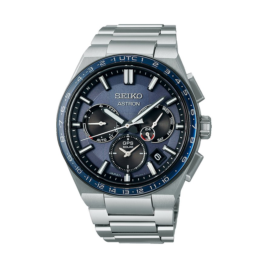 Seiko Herrenuhr GPS Solar Dual Time SSH109J1 von Seiko