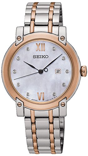 Seiko Ladies Damen Uhr analog Japanisches Quarzwerk mit Edelstahl Armband SXDG86P1 von Seiko